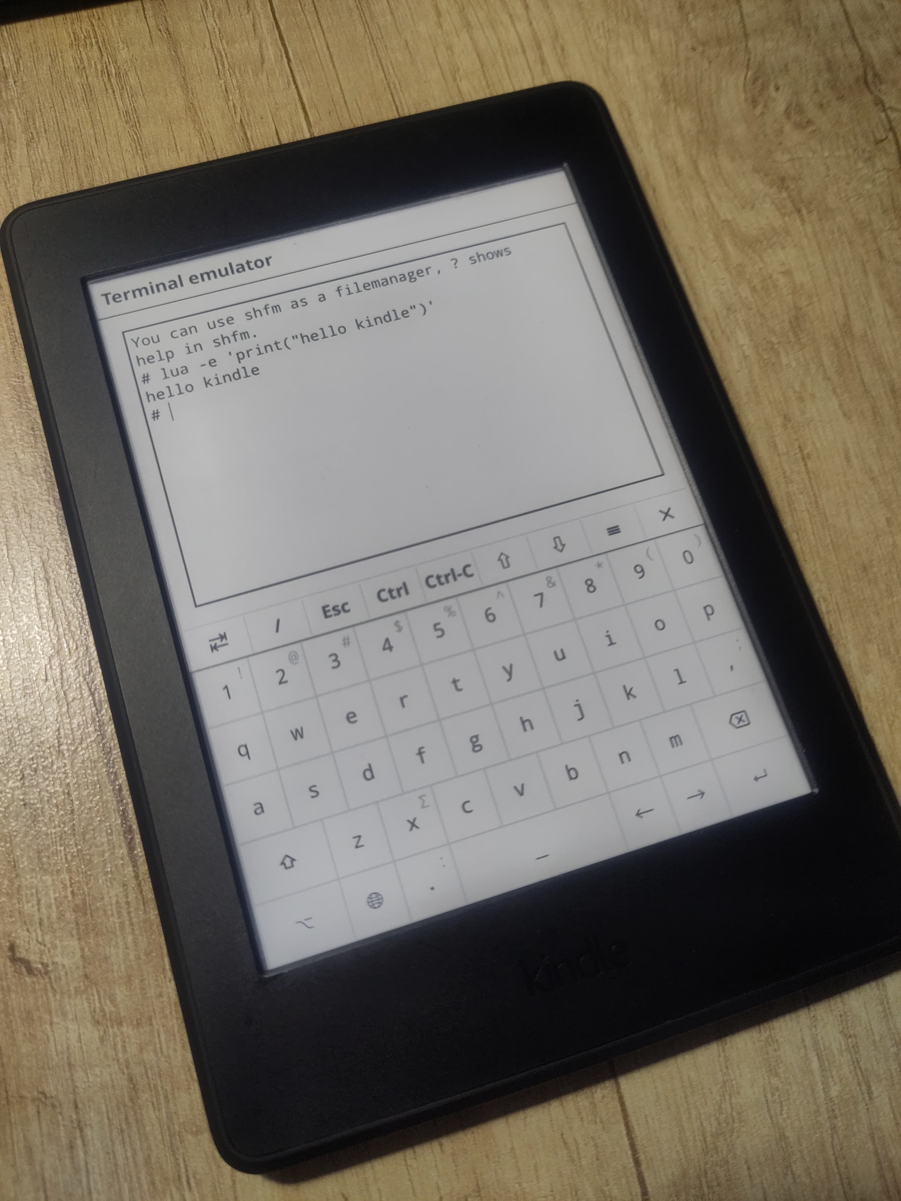 Terminal emulator!
